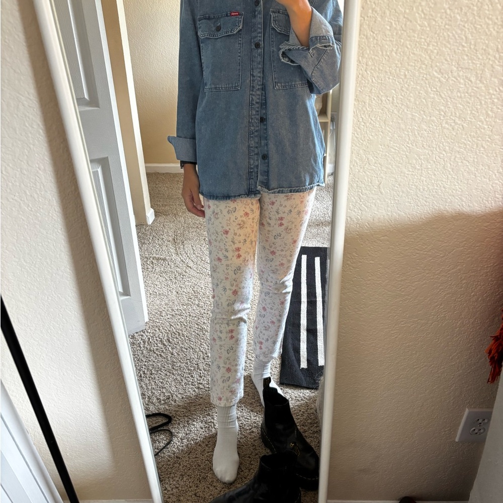 Vintage Ralph Lauren floral jeans